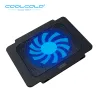 Almofadas coolcold ultra fino laptop resfriador almofada de refrigeração única fã de fã LED LED NOTIABER NADIATOR NOTABOLO DE REFRIGENÇÃO 15.6 polegadas laptop