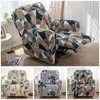 Stuhlabdeckungen Liegesofa-Abdeckungsset 1-Sitzer-Sessel Stretch Slipcover Waschable Weiche Nicht-Schlupf-Entspannung