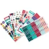 497pcs /8sheets Planner Stickers Maandelijkse agenda Planning Vieringen Decoreren Sticker voor vakantietips Budget Srapbooking