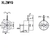 DC 1.5V 3V 4.5V 5V 6V DCマイクロモータータイプ300 DCソーラーパネルDIYおもちゃ2ピンプラグ間隔2.0mm PH2.0mmブラシモーター