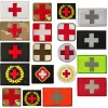 Tactische reddingsbuitzak gevechtspatch reflecterende medic cross -armband badge Appliques Eerste hulp decor bevestigingsmoreel embleem