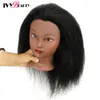 Mannequin Head 100% Human Hair Training Head kit Hairdresser Cosmetology Manikin Training Practice Doll Head For Braiding Hairs 240403