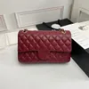 7a Sac à bandoulière de chaîne de femmes de qualité originale Caviar Caviar Lambe en cuir de luxe Dreigner mouton cf CF Fashion Crossbody Classic Classic Rabag à main sac à main