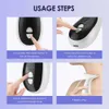 Face Massager 4 Modes Neck Beauty Device EMS Face Lifting Machine Double Chin Remover LED Anti Wrinkle Skin Tightening Facial Massager 240409