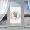 ملصقات نافذة مخصصة الحجم الثابت كثرة الزجاج فيلم عيد الميلاد نمط خاص ديكور المنزل القابل لإعادة الاستخدام رقائق لمكتب مطعم متجر 50cmx100cm