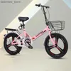 Fietsen Nieuwe opvouwbare fiets ultra licht portab heren en dames volwassen werk Walker Student Pedal Bike 20 22 inch L48