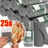 25 pcs/roll wegwerfbare Lappen verdickte nicht gewebte Geschirrtücher Home Küchenreinigung Tücher Super absorbierende Handtücher Auto Reinigertücher Wischtücher