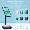 Laddare 30W Magnetic Wireless Charger Stand Pad för MacSafe iPhone 12 13 Pro Max Mini AirPods Induktion Fast Charging Docking Station