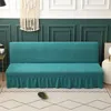 Couvre la chaise en velours élastique canapé-lit Souppe pliant extensible pliant sans accoudoir