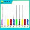 10pcs / pack Pack Dental Endodontic Root Canal Nettoying Barbed Broaches Hand Use Fichiers 21 mm 25 mm Outils de dentisterie Produit dentiste