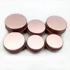 Bouteilles de rangement 100pcs 10g 15g 30g Mini Mini Mini Rose Gold Gold Aluminium Jar Pot Nail Art Makeup LIP BLOSH