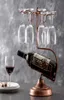 Metal Wine Rackwine Glass Holdercountertop Stand 1 Botella Soporte de almacenamiento de vino con 6 Regalo de Navidad de Glass Rackideal para WI4605553