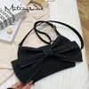 Bag Oxford Fabric Bow Shape Women Shoulder Bags Luxury Designer Fashion Handbags And Purses Female Pouch Lovely Totes 2024