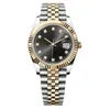 36/41mm Luxury Automatic Men's Mechanical Movement Watch, All rostfritt stål Lysande vattentätt Rose Gold Brown Women's Watchsc, Classic Watch för par U1 -klockor