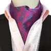 Mężczyźni wysokiej jakości kropki Paisley Cravat Ascot Ties Wedding Nucklie BWTHZ0513240409