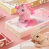 Einhorn Kaninchen 3d Papier Puzzle für Kinder pädagogische Montessori Spielzeug lustige DIY -Handwerksmontage Spielzeug für Jungen Mädchen