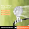 2023 Ny babyvagn Winding Fan Portable USB Liten Summer Mute Mini Octopus Electric Fan Table Fan Angle Justering