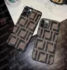 iPhone 13 Mini 13Pro 12 12Pro 11 Pro 11Pro X XS Max XR 8 7 6 6S Plus Luxury Designer Pattern9630950 용 빈티지 디자인 편지 전화 케이스.