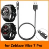 磁気スマートウォッチ充電器5V 1Aブラックウォッチ60cm/1m充電ケーブルUSBウォッチZeblaze Vibe 7/7 Proの交換充電器