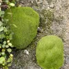 Dekorative Blumen gefälschte Moosfelsen künstliche Schaumschaumgrüne Pflanzen DIY Mini Garden Micro Landschaft Figur Ornament Home Schreibtisch Spielzeugdekorationen