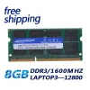 RAMS KEMBONA Brand Notebook Ordinters Dedited Memory 100% compatible complet DDR3 8 Go DDR3L 1600MHz 1,35 V Basse tension