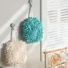 Kitchen Hand Towels Bathroom Hand Towel Ball with Hanging Loops Quick Dry Absorbent Microfiber Towels Washcloth for Children