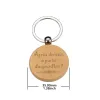 Chave de madeira original França Kaamelott Keychain French Wood Keyring Friend Family Prese