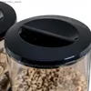 Matburkar Canister Cereal Dispenser Food Storae Oat Pot Rain Machine Hushåll SINLE/DUBBEL BARREL TANK Separator Drum Oat Kök Spannmålsburk L49