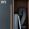 WV köksskåp förvaring handtag byråer garderob guld svart skåp lådor knoppar och drar möbler handtag hårdvara