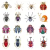 Hot Selling Creative Insect Brooch Multicolor Animal Series Pins There are Beetle, Ladybug, Spider, Snail Series Pin Accessories