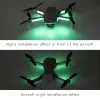 Drones Drone Adesivos luminosos Mavic Mini 2 Decalques fluorescentes de vôo noturno Patch de pele decorativo para DJI mini 2 acessórios