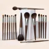 Point Shader oogborstel Set Haar Haar Taps toelopende Smudge Crease Blending oogschaduwborstels Make -up set Brochas de Maquillaje