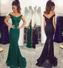 2022 vestidos de novia de la esmeralda de la marina para los invitados vestidos de dama de honor de la dama de honor de la sirena de la sirena