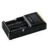 Аутентичный Nitecore D2 Digi Charger Digicharger ЖК-дисплей аккумулятор интеллект 2 двойные слоты Зарядка для IMR 18650 26650 20700 21700 Универсальная литий-ионная батарея подлинная