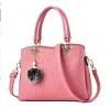 Sacca in pelle morbida marca di moda marca borsa da mirano femmina borse borse per borse per donne per le spalle delle spalle di colore rosa