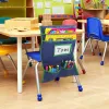 Stoel achterzak student bureau opslag zakken kinderen klaslokaal stoel zakken stoel rug organisator tas met naam tag slot backback