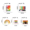 レインボーエナメルピンカスタムLGBTパワーコンピュータナイトビューブローチラペルバッジ漫画ジュエリーギフト愛好家の友達フラッグピン