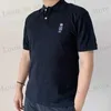 Erkek Tişörtler Resmi Yaz Polos Kadın Klasik Tişörtleri İşlemeli Karikatür Ayı Ts Man Polo Tshirt Çift Konforlu Üst S-XXL T240409