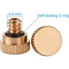 10PCS 10/24 Screw Thread Brass Misting Nozzle Plug Low Pressure Atomizing Mist Nozzle For Outdoor Cooling System