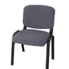 Chair Covers Split Low Back Cover Corn Velvet Solid Color Simple Elastic Modern Home Decor Dust Protect Office Stool