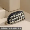 Bilnyckelväska gjord av duk Kompakt för både män och kvinnor som är mångsidiga för minimalistisk koreansk sötnyckel på stora kapaciteter