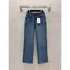 Brand Jeans Femmes Jean Designer High Taist and Slim Harem Pantal