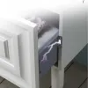 1pc de aço magnético captura trava ultra fina para armário de portas armário