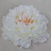 Decoratieve bloemen 20 cm gesimuleerde pioenbloemhoofd bruiloft zijde doek accessoires pography props achtergrondmuur groot