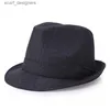 Breda brimhattar hink hattar 2018 varumärken England retro män par kvinnor topp jazz hatt vår sommar höst bowler hattar cap classic version fedoras y240409