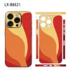 Материал 3M Cool Pattern Matte Plind Prap Skin Phone Sticker для iPhone 15 Pro Max 14 плюс 13 Pro 12 Mini рентген