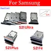 Dual Card SIM Card Holder Tray Chip drawer Slot Holder Adapter Socket For Samsung S21 Fe S21 Plus Ultra + Pin