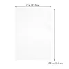 12pcs L-Type A4 Taille Clear Document Dossier Plastique Pratique Transparent SAFE PORT