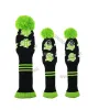 Golf Wood Club Cover # 1 / # 3 / # 5 Driver / Fairway Head Covers Pom Pom Knit Long Neck Style Golf Headvers