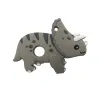 1 pc schattige dieren triceratops siliconen titel peching hanger accessoires diy sieraden fopspeen clip kinderziektes speelgoed voor pasgeboren